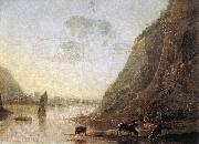 CUYP, Aelbert River-bank with Cows sd Sweden oil painting reproduction
